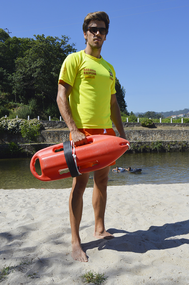 José Martins - Nadador Salvador - praia fluvial de Burgães em Vale de Cambra