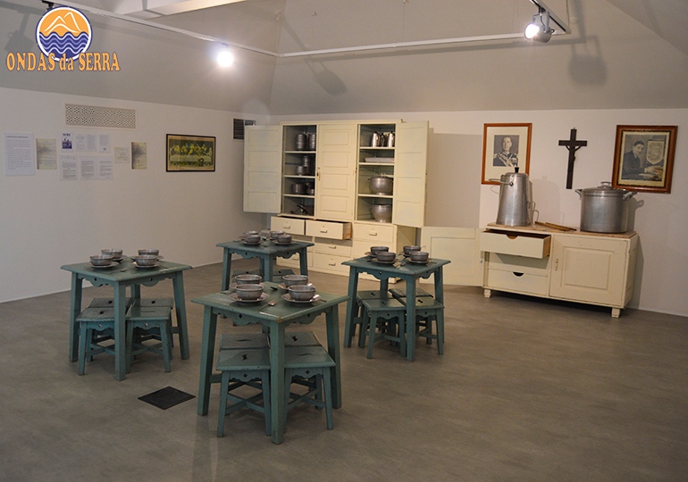 Sala de exposições temporárias - As cantinas do Estado Novo - Museu Escolar Oliveira Lopes