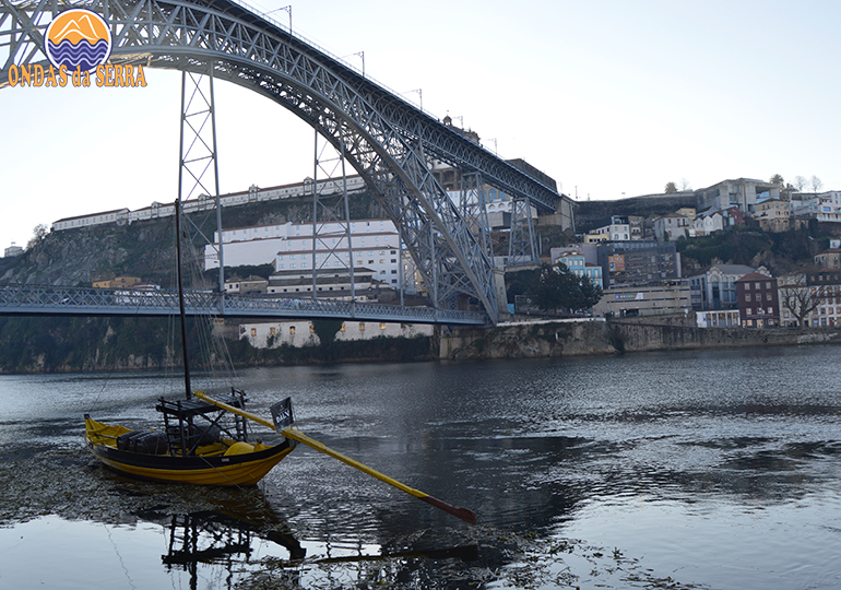 Barco Rabelo - Ponte D. Luís - Ribeira - Porto