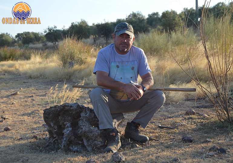 O que fazer no Alentejo. Pastor de Ovelhas na Ribeira de Lucefécit - Rosário - Alandroal