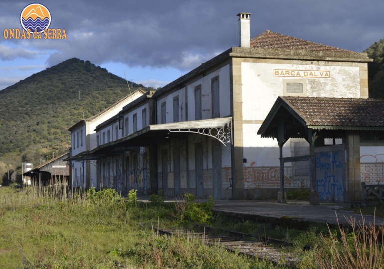 Antiga Estação de Barca d'Alva na linha do Douro