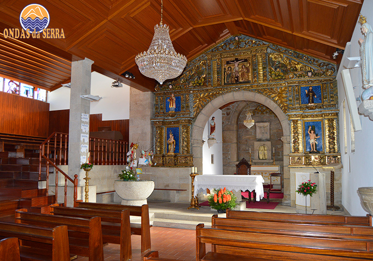 PR7 - Trilho da Agualva - interior da Igreja Paroquial de Santo Estêvão em Couto de Esteves