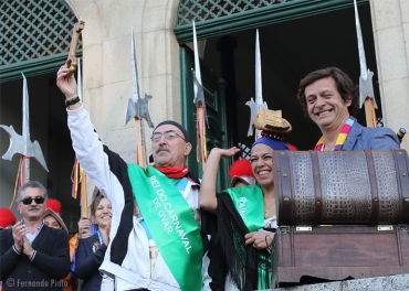 Chegada do Rei do Carnaval de Ovar 2017